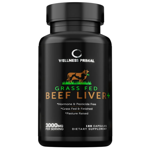 Wellness Primal Beef Liver Plus Supplement (Desiccated) Grass Fed ...