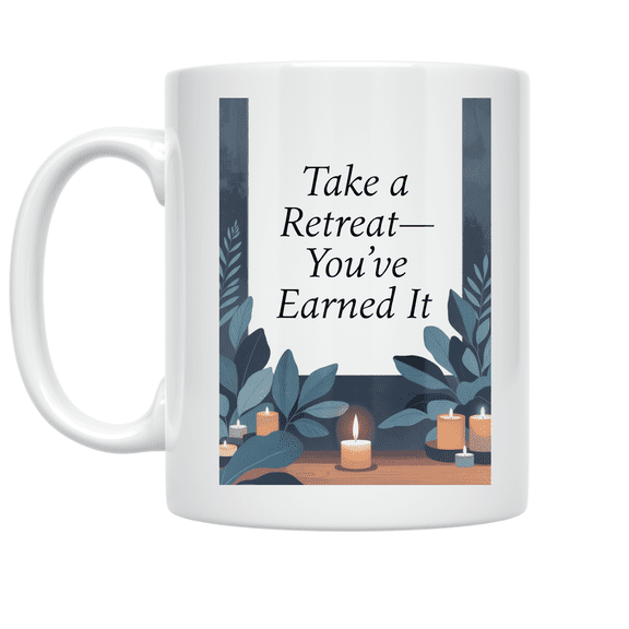 Wellness Retreat Inspiration - Spa Enthusiast - 11 oz Ceramic Coffee Mug