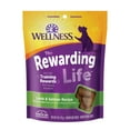 thumbnail image 1 of Wellness Rewarding Life Grain-Free YPF5&nbsp;Soft Dog Treats, Made in USA with Healthy Ingredients, Ideal for Training (Lamb & Salmon, 6-Ounce Bag), 1 of 3