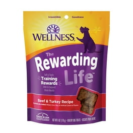 Wellness Rewarding Life Soft Chewy Dog Treats Grain Free Chicken Lamb 6 Ounce Bag Walmart