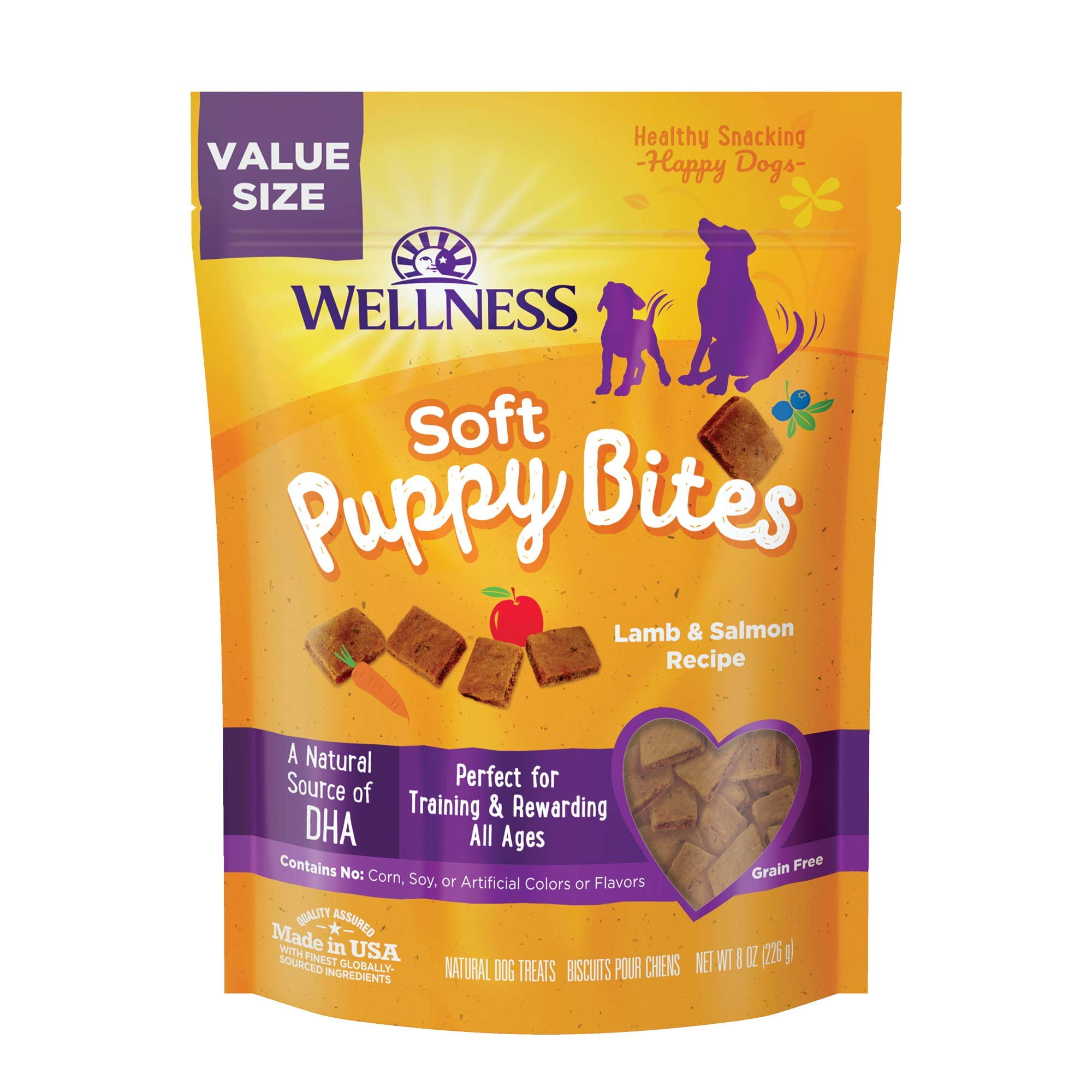 Wellness Soft Puppy Bites Natural GrainFree Treats for Training, Dog