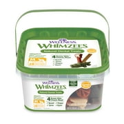 Wellness WHIMZEES Variety Pack Natural Dog Dental Treat, Chews, Freshens Breath, Medium Size, 29.6 oz Box, 28 Count