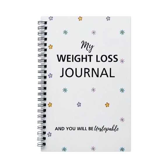 Wellness Weight Loss Journal for Exercise Recording Weight Monitoring Workout Goal Achievement Notebook 5.51x8.27Inch