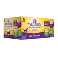 thumbnail image 1 of Wellness Wet Canned Dog Food, Paté Variety Pack, 12.5 Ounce Can (Pack of 6), 1 of 7
