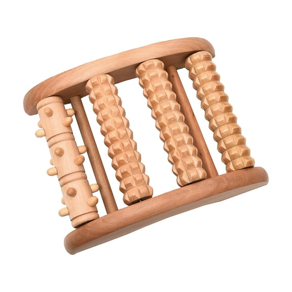 Natural Wooden Foot Roller Massager