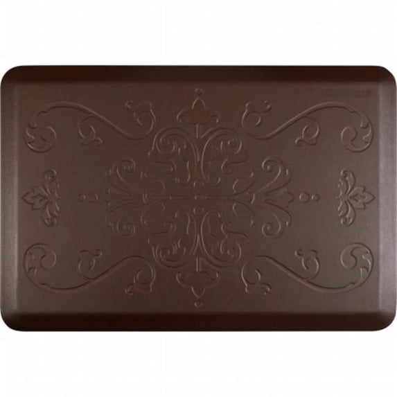 WellnessMats EE32WMRRBLK Estates Entwine Kitchen Mat - Coconut, 3 L x 2 W ft.