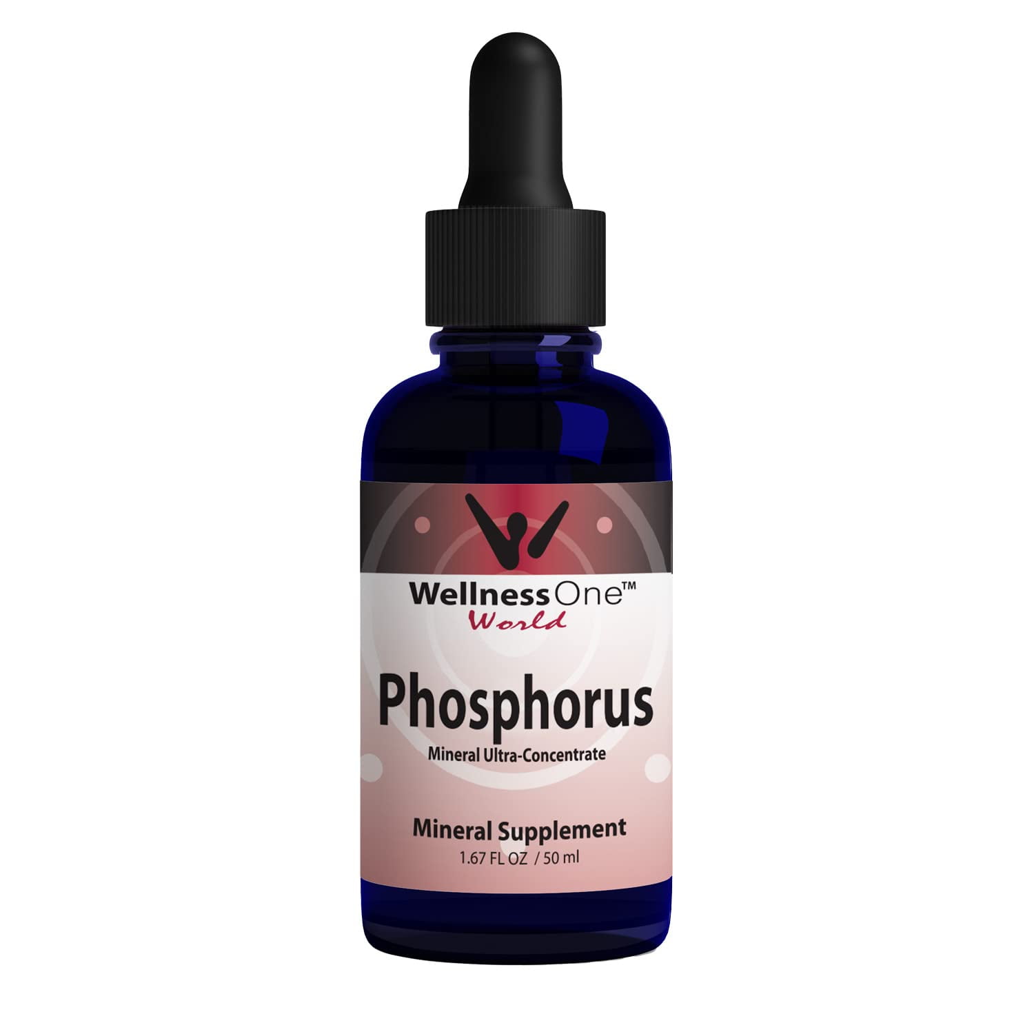 WellnessOne Phosphorus Mineral Drops Liquid Ionic Mineral Supplement, 50 ml (50 Servings