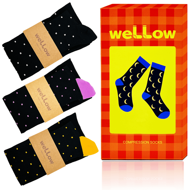 Wellow Compression Socks for Women 1825mmHg Circulation Support Socks