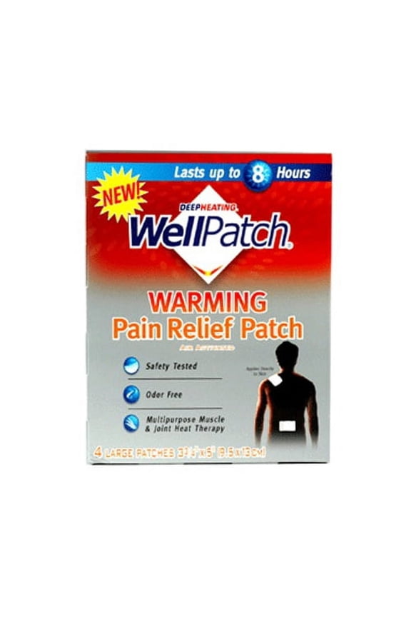 Well Patch Wellpatch Warming Pain Rlf 3 Pack 4 Ct each