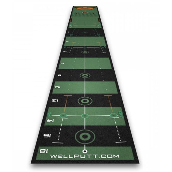 Wellputt Golf 13 Feet High Speed Black Orange Putting Aids New