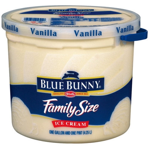 Wells Dairy Blue Bunny Ice Cream, 4.25 lt - Walmart.com