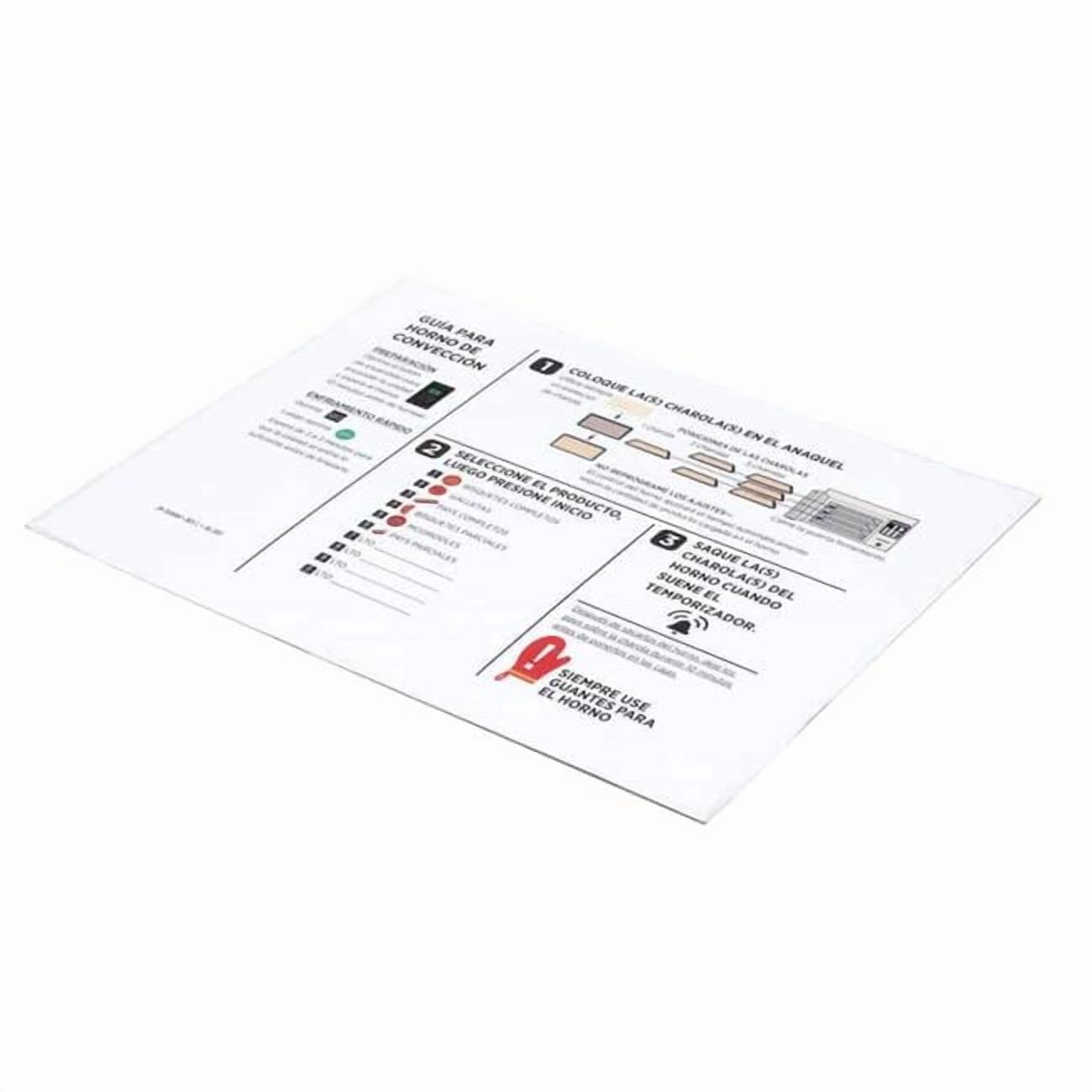 Wells 2M-304844 Genuine OEM Label - M4200, Guide, English & Spanish ...