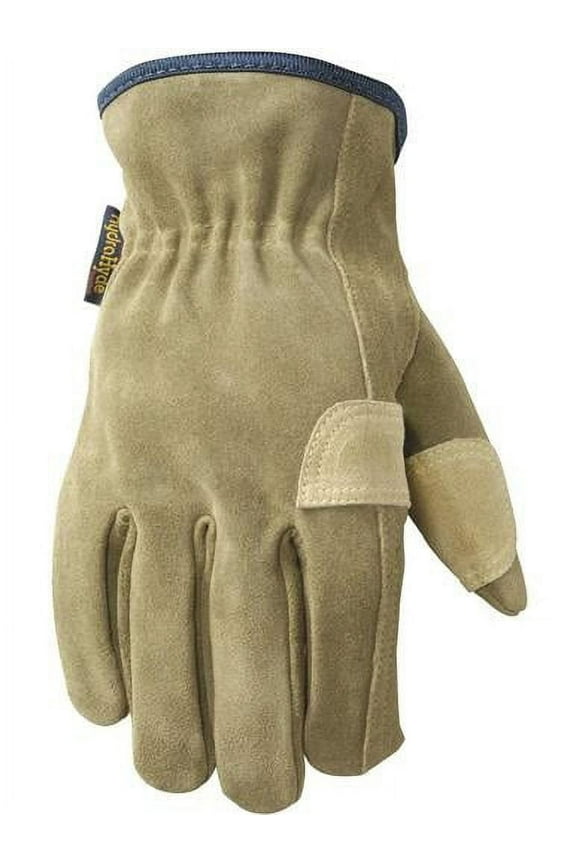 1012L Mens Split Cowhide Leather Glove, Large