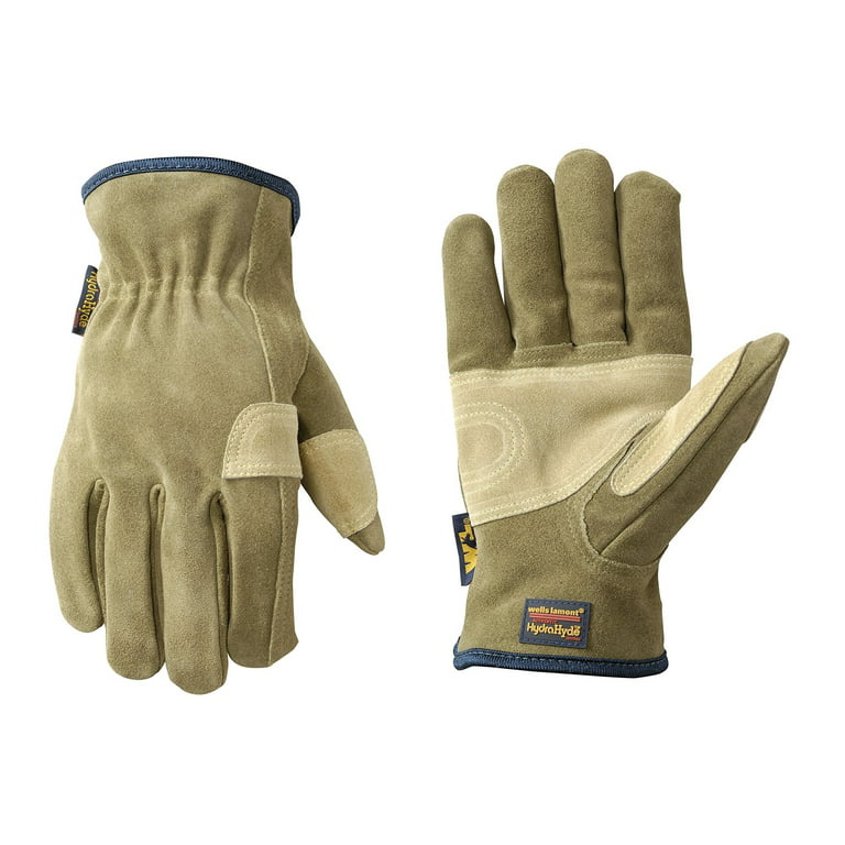 Wells Lamont Leather Fencer Work Gloves HydraHyde 1019M