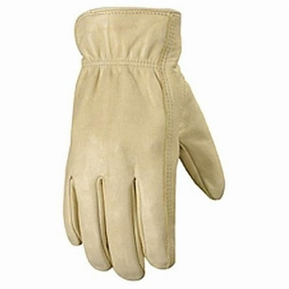 Wells Lamont Men's Leather Work Gloves, Reinforced Palm, Durable for Yardwork, Construction, and DIY, Beige, XX-Large (1130XX)