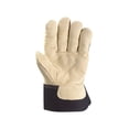 thumbnail image 1 of Wells Lamont 5130M Work Gloves with Palomino Suede Cowhide, Safety Cuff, C100 Thinsulate, Medium, 1 of 3
