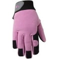 thumbnail image 1 of Wells Lamont 7702Y Age 4-7, Synthetic Leather with Spandex Back Kids Glove, Colors May Vary, 1 of 6
