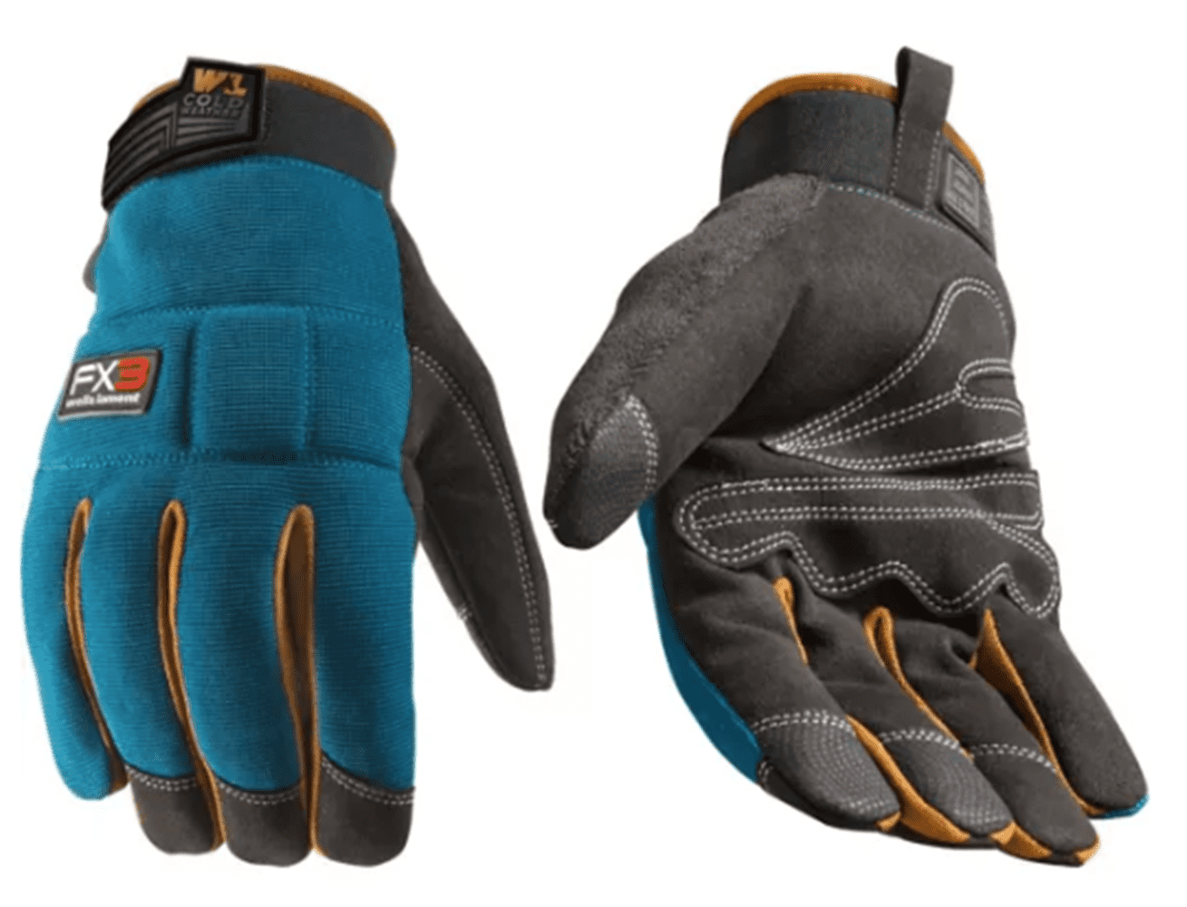 Wells Lamont 7794BXL FX3 Extreme Dexterity Winter Work Gloves Blue Large 1 Pair