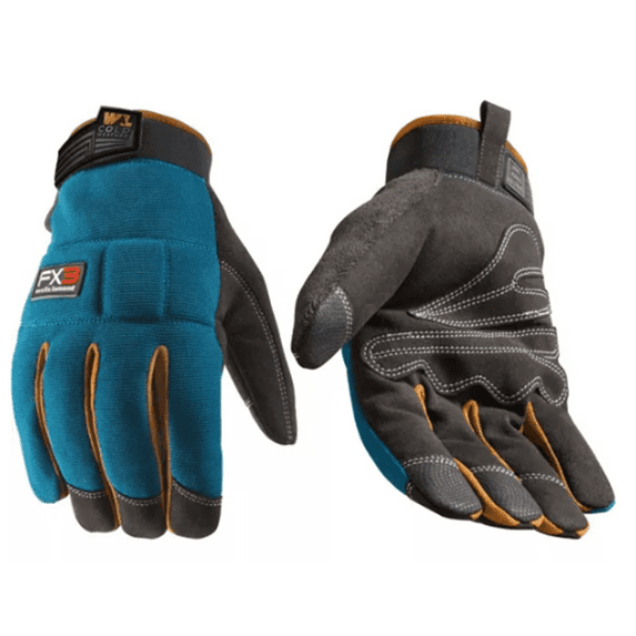 Wells Lamont 7794BXL FX3 Extreme Dexterity Winter Work Gloves Blue Large 1 Pair