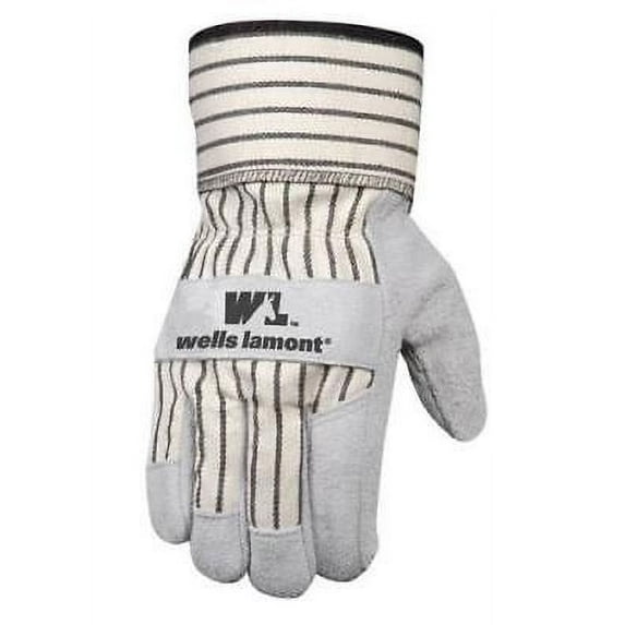 Wells Lamont Heavy Duty Leather Palm Gloves, L, 2Pack