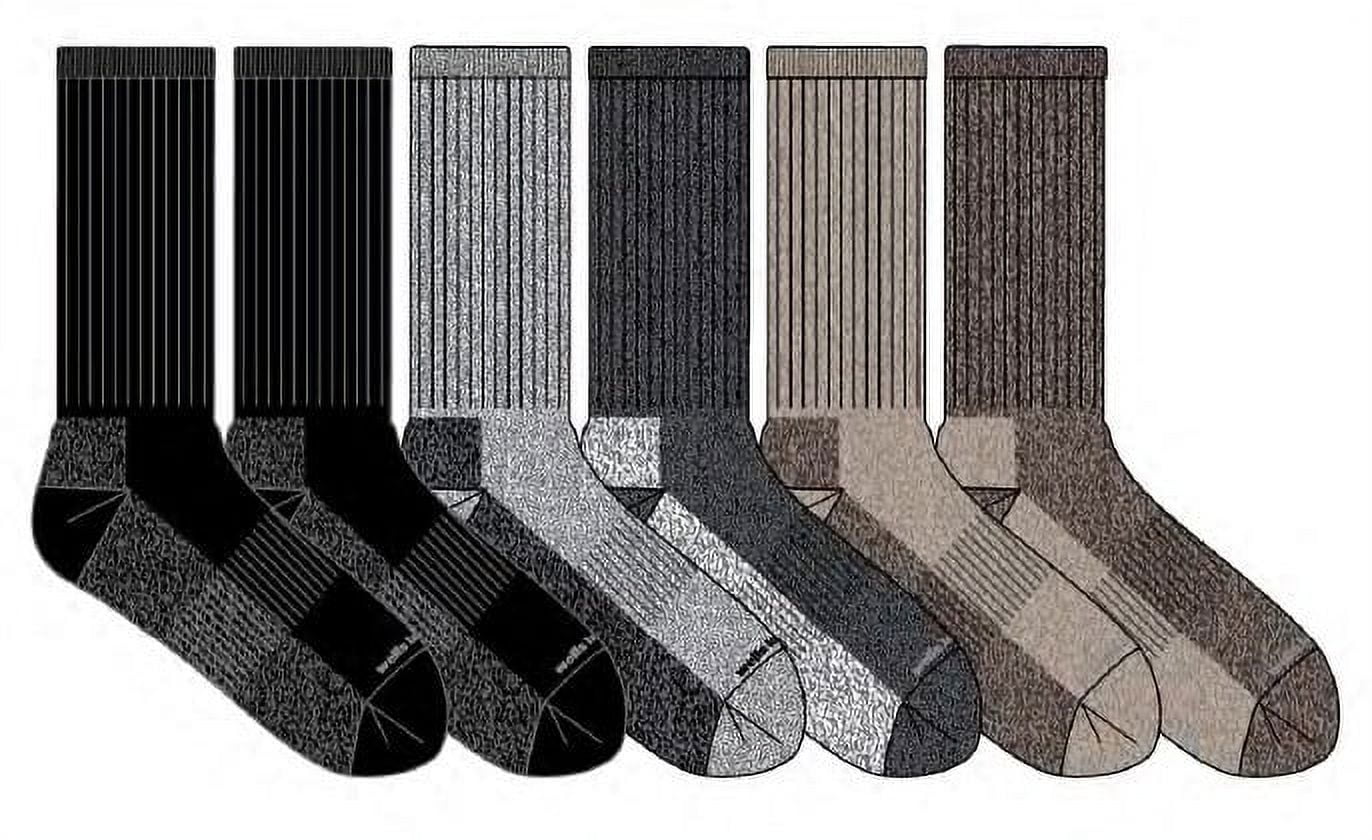 Wells Lamont Men'S Crew Work Socks, 6Pack
