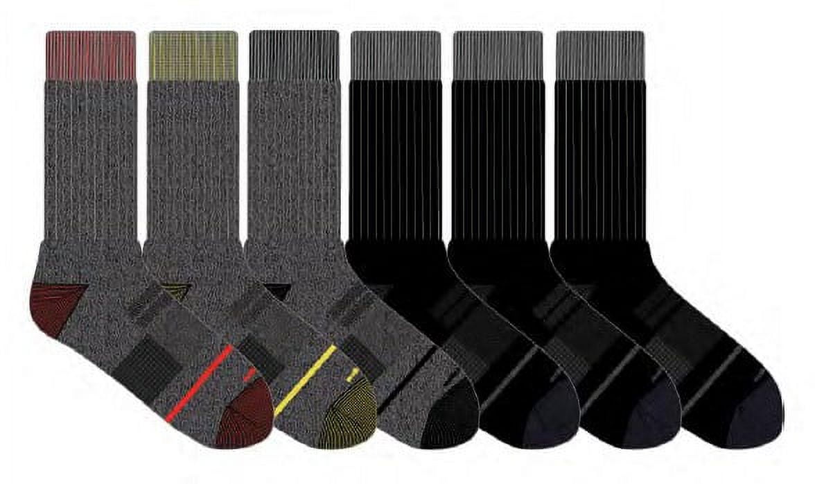 Wells Lamont Men'S Crew Work Socks, 6Pack