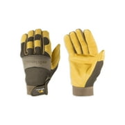 Wells Lamont Men's Cowhide Durable Hybrid Leather Work Glove