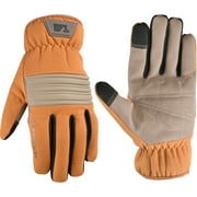 Wells Lamont Men's Duck Canvas Wearpower Synthetic Leather Glove