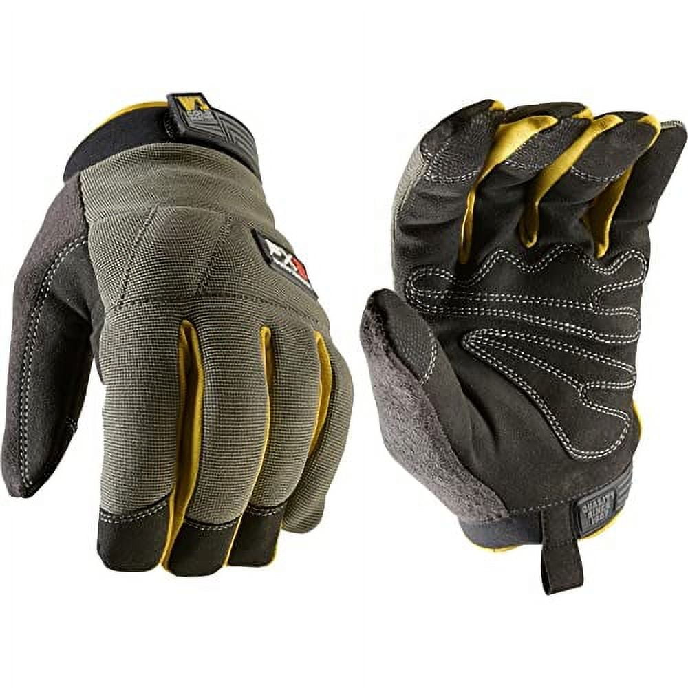 Wells Lamont Men s FX3 Extreme Dexterity Green Winter Work Gloves Large 7794L Walmart