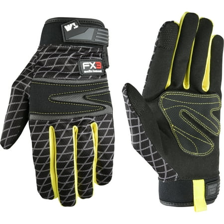 Wells Lamont Men's FX3 Synthetic Leather Palm Work Glove