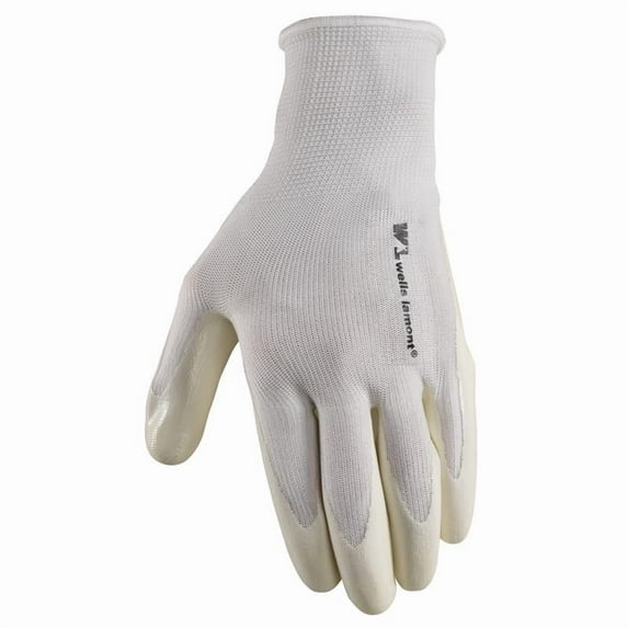 Wells Lamont Men's Indoor/Outdoor Dipped Chore Gloves White Large