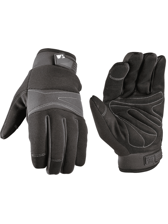 Men's Insulated Synthetic Hybrid Work Gloves, Size Large