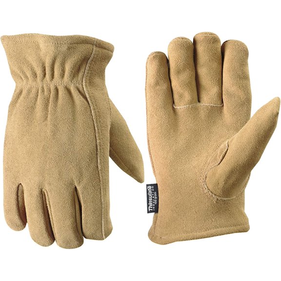 Wells Lamont Men's Thinsulate Deerskin Winter Gloves, Large (1091)