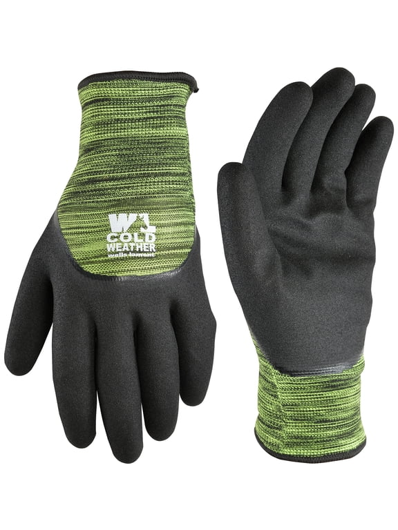 Men's Winter Lined Nitrile Work Gloves, Size X-Large