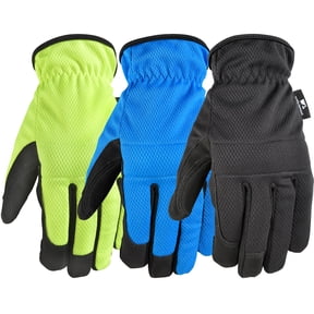 Wells Lamont Men's Work Gloves, Synthetic Leather All-Purpose, 3 Pair Pack