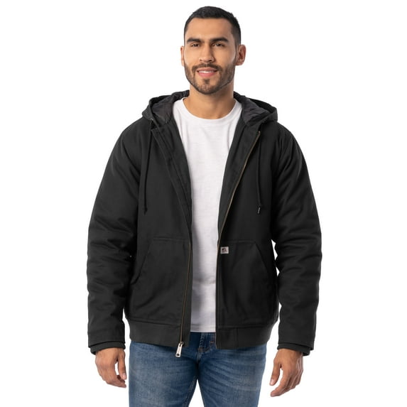 Wells Lamont Men's Workwear Insulated Duck Quilted Lined Full Zip Hoodie, Size M-3XL