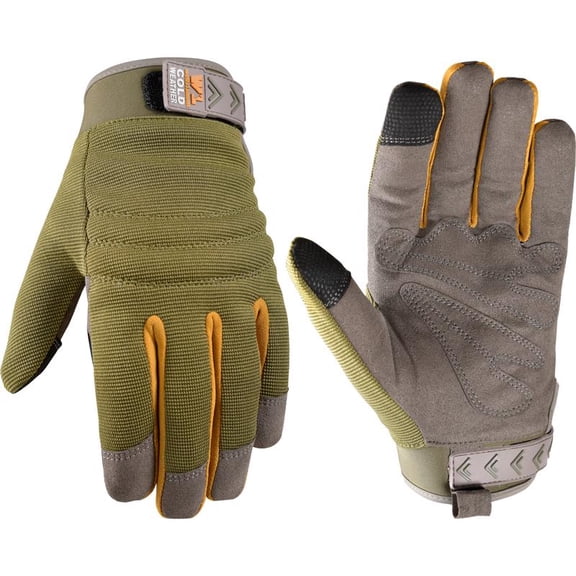 Wells Lamont 7039220 Outdoor Winter Work Gloves for Women, Olive - Small Size