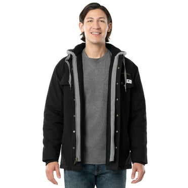 Wells Lamont Quilted Flex Canvas Thermal Sherpa Lined Shirt Jacket