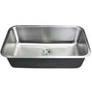 Wells Sinkware CMU3018-9 30 in. 18 Gauge Undermount Single Bowl Stainless Steel Kitchen Sink - 29.88 x 18.06 x 9 in.