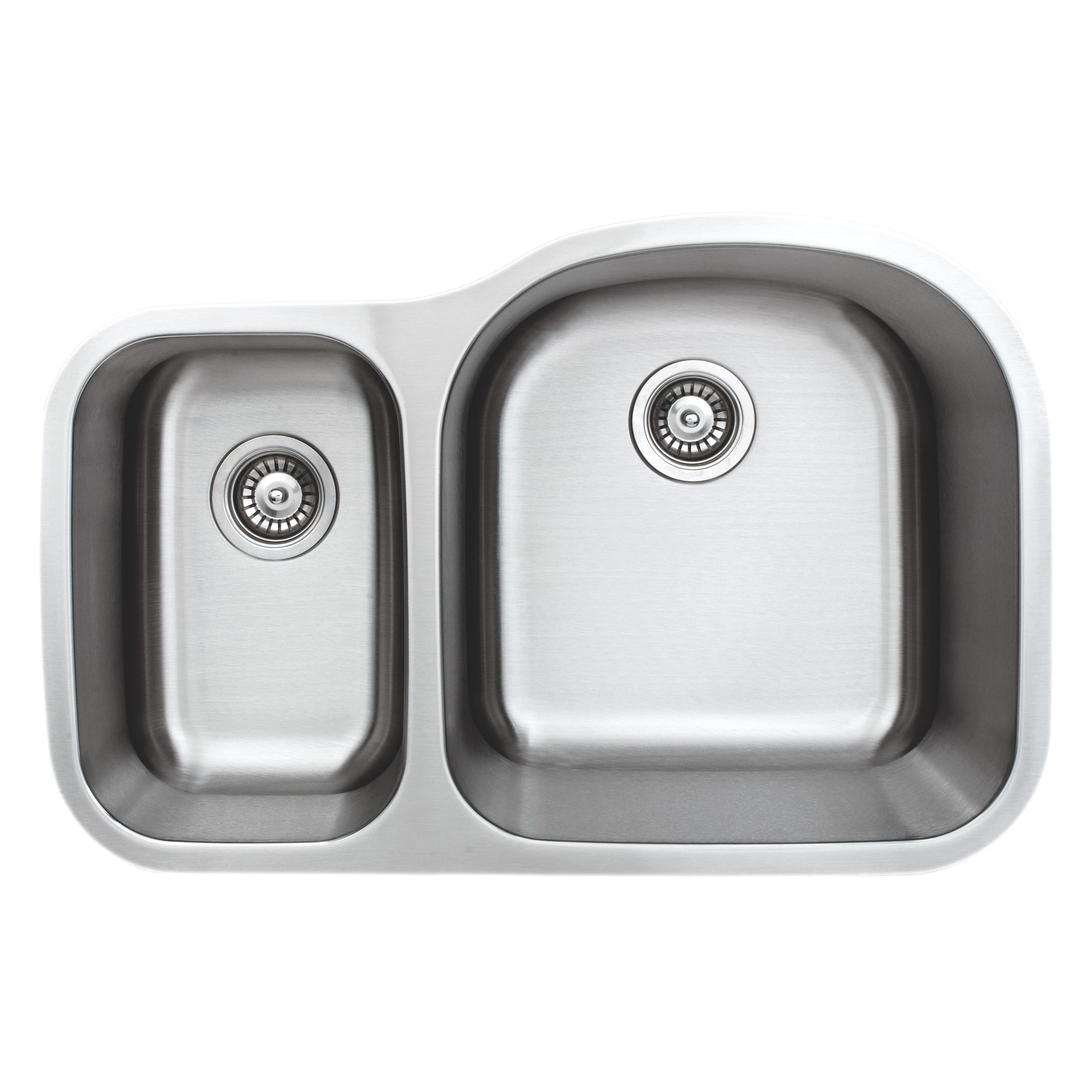 32'' Stainless Steel Double Bowl Undermount Kitchen Sink