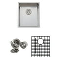 thumbnail image 1 of Wells Sinkware  Chef's Collection 17-inch 16-gauge Undermount Stainless Steel Bar Sink, 1 of 5