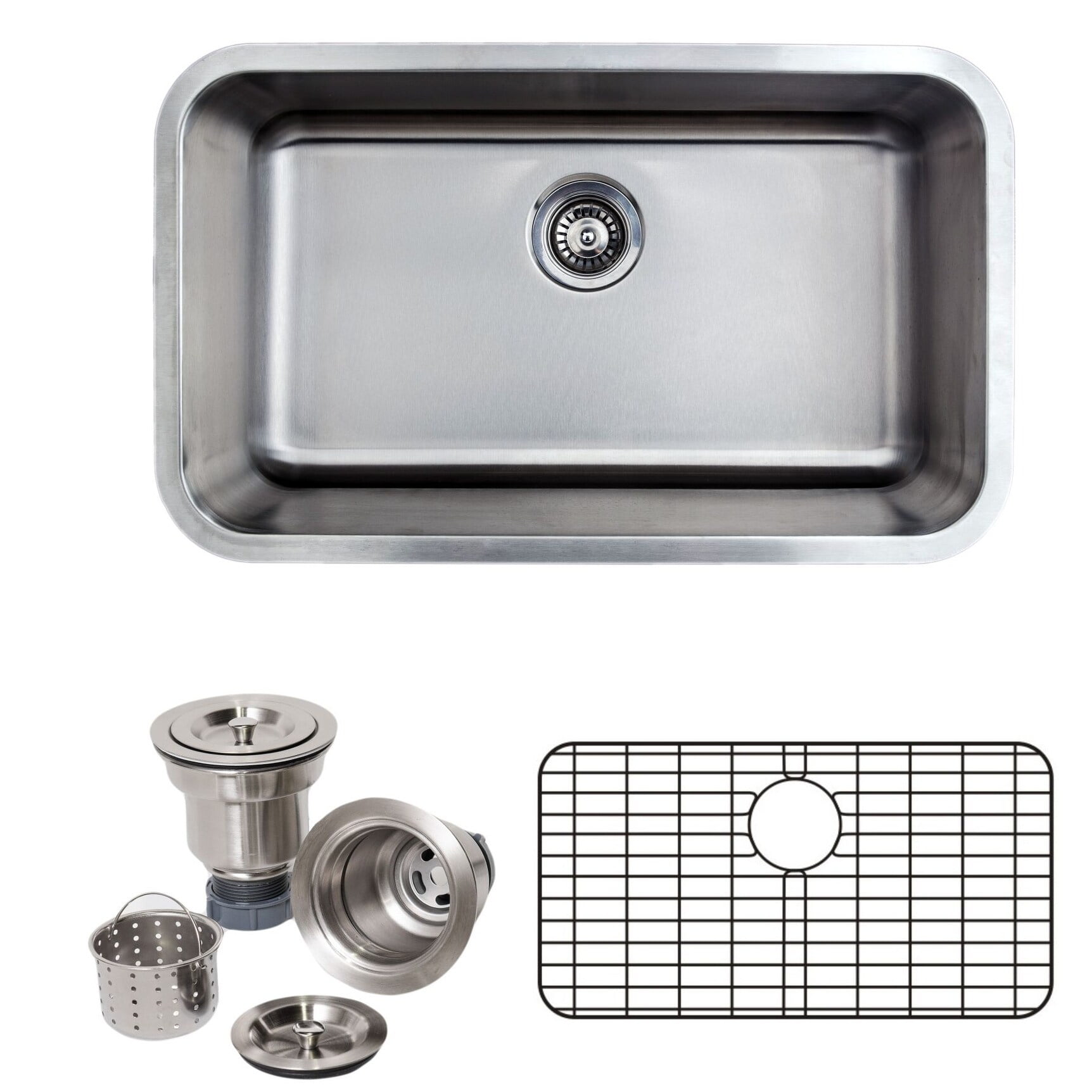 Craftsmen Series 30'' Stainless Steel Single Bowl Drop-in Sink