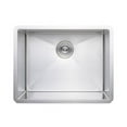 thumbnail image 1 of Wells Sinkware NCU2318-10 23 in. Handcrafted 16 Gauge Undermount Single Bowl Stainless Steel Kitchen Sink, 1 of 2