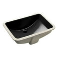 thumbnail image 1 of Wells Sinkware RTU2115-7E 21 in. Rectangular Undermount Single Bowl Bathroom Sink in Ebony, 1 of 3