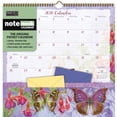 thumbnail image 1 of Butterflies 2026 Note Nook Wall Calendar – 12-Month Organizer Calendar with Dual Storage Pockets, Gorgeous Artwork by Jane Shasky, 12″ × 12.125″, 1 of 4