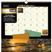 Redlin 2026 Wall Calendar – 12-Month Calendar with Stapled Binding, Linen-Embossed Art by Redlin, 13.4"× 12"