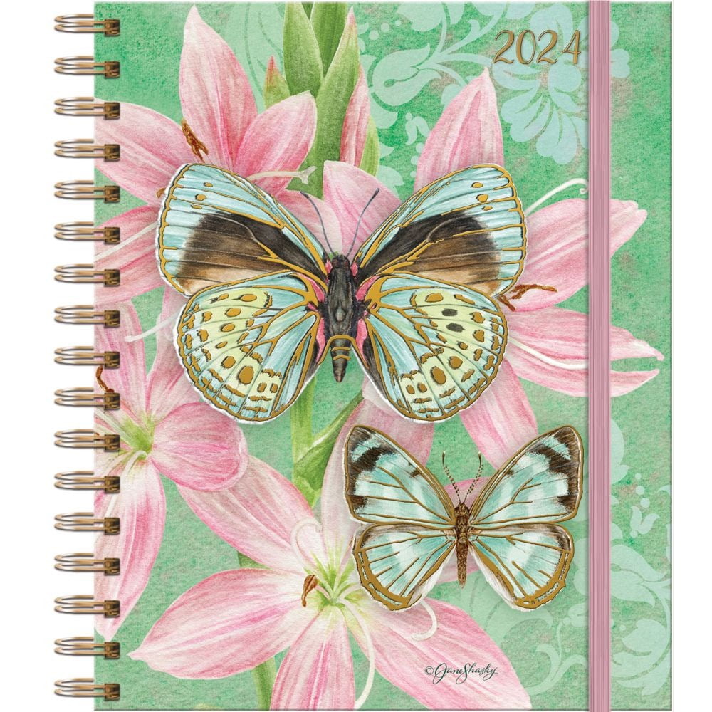 Wells Street by LANG, Butterflies File It 2024 Planner