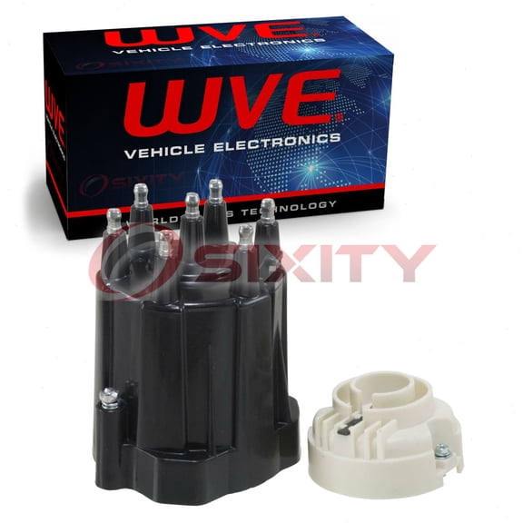 Wells WVE Distributor Cap & Rotor Kit compatible with Chevrolet Camaro Celebrity Citation Citation II Lumina APV S10 S10 Blazer 2.8L 3.1L V6 1982-1991