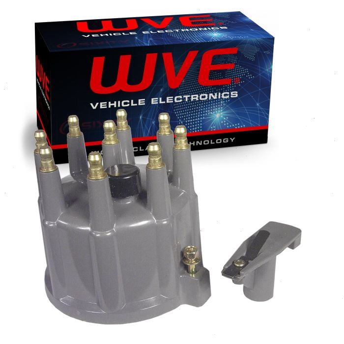 Wells WVE Distributor Cap & Rotor Kit compatible with Dodge B150 B1500 B250 B2500 B350 B3500 D150 D250 D350 Dakota Durango R 5.2L 5.9L V8 1992-2003