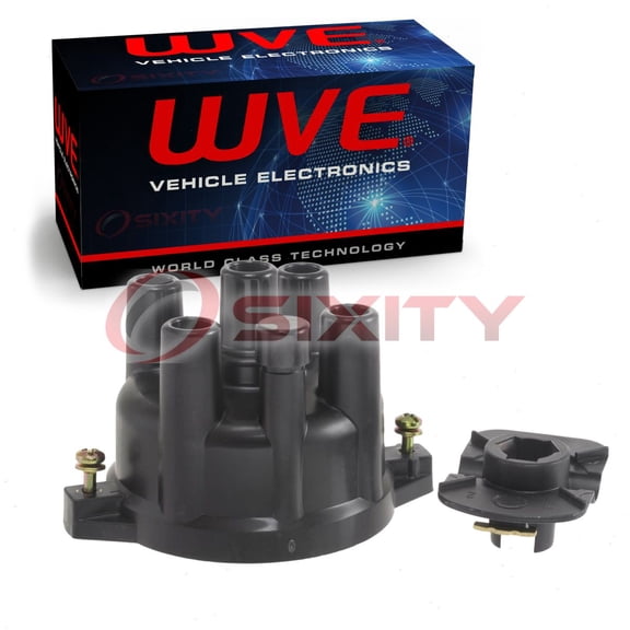 Wells WVE Distributor Cap & Rotor Kit compatible with Mazda B2200 2.2L L4 1987-1993